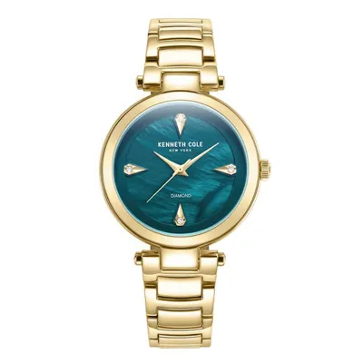 Ladies Green Mother Of Pearl Dial Diamond Watch KCWLG2236303