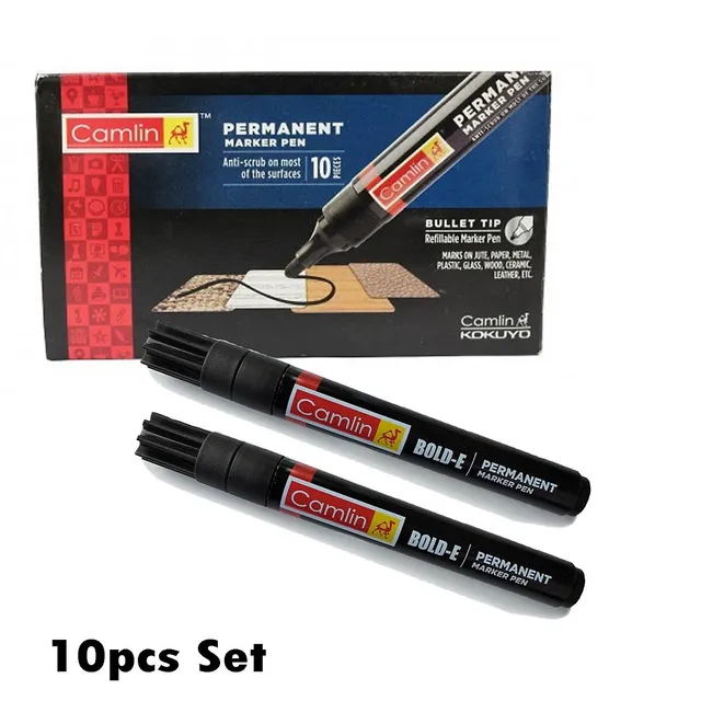 Kokuyo Camlin Permanent Marker Pen Black