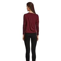 Silk Jersey Slouch Top