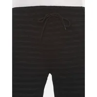 Striped Cotton Active Joggers