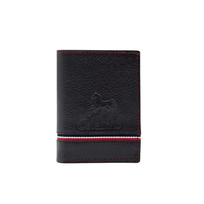 Small Trifold Leather Wallet RFID Secure