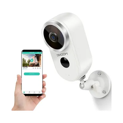 Dihoom Wireless Security Camera Outdoor Indoor Battery Camera, Hd 1080p Wifi Camera