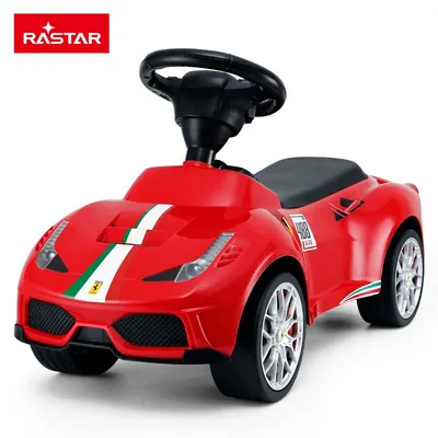 Rastar Ferrari 488 Gte Toddler Baby Walker Pedal Racer Car Foot To Floor