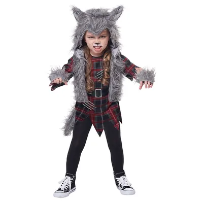 Wee Wolf Girls Costume