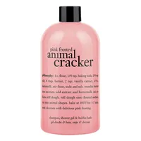 Pink Frosted Animal Cracker Shampoo, Shower Gel And Bubble Bath