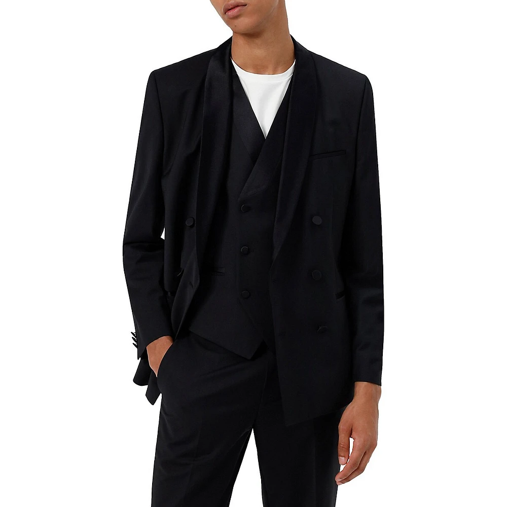 Extra-Slim-Fit 3-Piece Wool-Blend Tuxedo