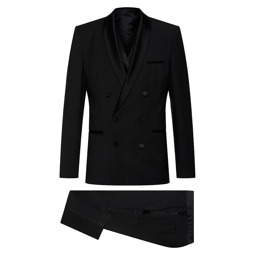 Extra-Slim-Fit 3-Piece Wool-Blend Tuxedo