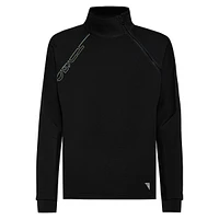 Datahari Mockneck Shoulder-Zip Sweatshirt