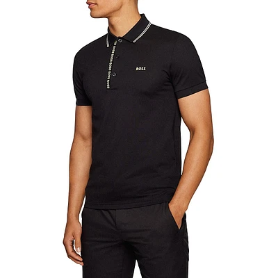 Slim-Fit Short-Sleeve Polo Shirt