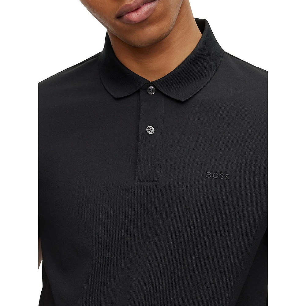 Regular-Fit Organic-Cotton Polo Shirt