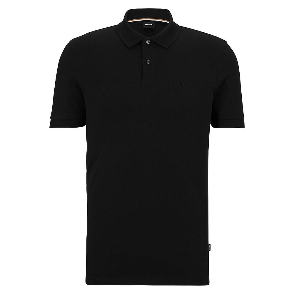 Regular-Fit Organic-Cotton Polo Shirt