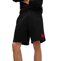 Cotton-Terry Regular-Fit Logo Label Shorts