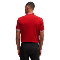 Contrast Logo Cotton-Piqué Polo Shirt