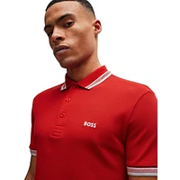 Contrast Logo Cotton-Piqué Polo Shirt