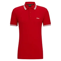 Contrast Logo Cotton-Piqué Polo Shirt