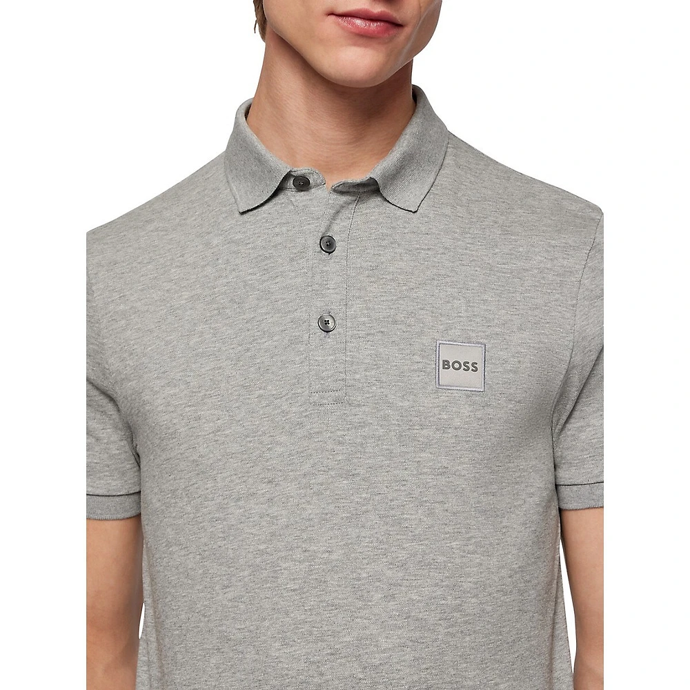 Slim-Fit Cotton Polo Shirt