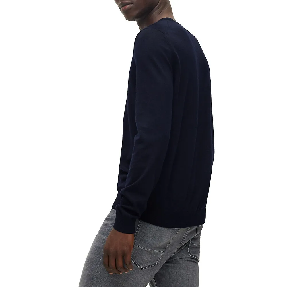 Slim-Fit Virgin Wool Sweater