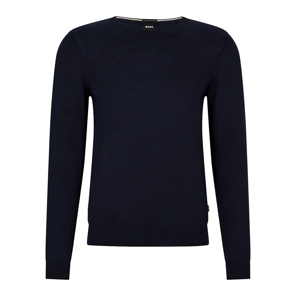 Slim-Fit Virgin Wool Sweater