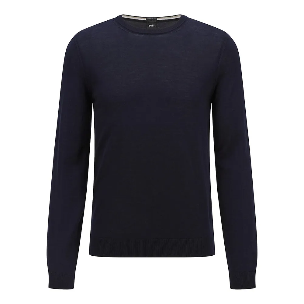 Slim-Fit Virgin Wool Sweater