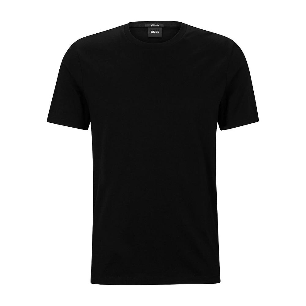 Slim-Fit Mercerized Cotton T-Shirt