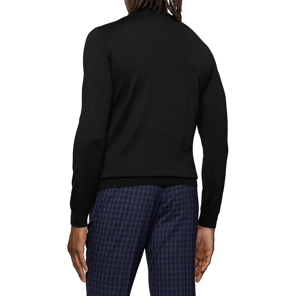 Musso Slim-Fit Turtleneck Virgin-Wool Sweater