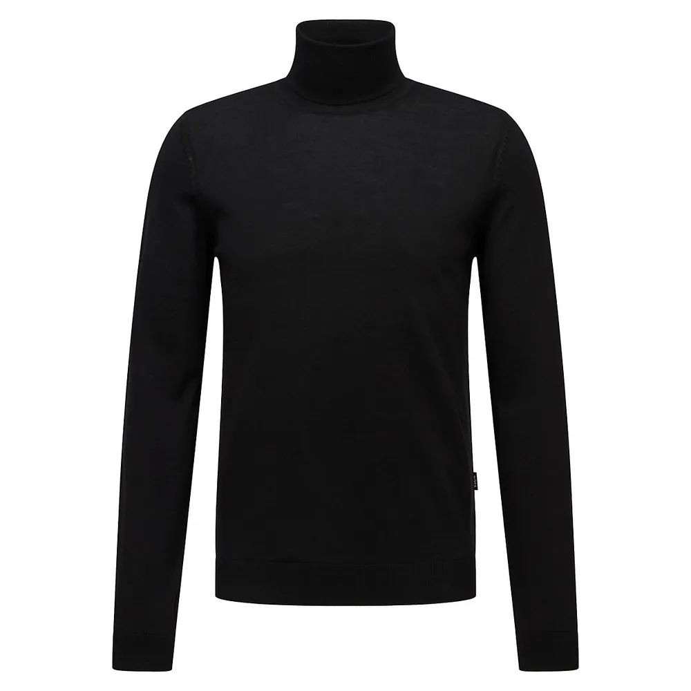 Musso Slim-Fit Turtleneck Virgin-Wool Sweater