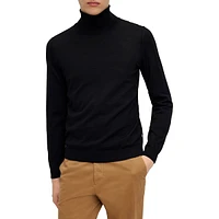 Slim-Fit Virgin Wool Turtleneck Sweater