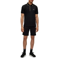 Slim-Fit Short-Sleeve Polo Shirt