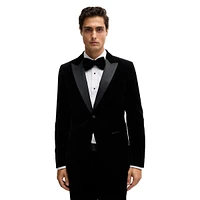 Slim-Fit Cotton-Velvet Tuxedo Jacket