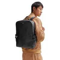 Zair Bonded Leather Backpack