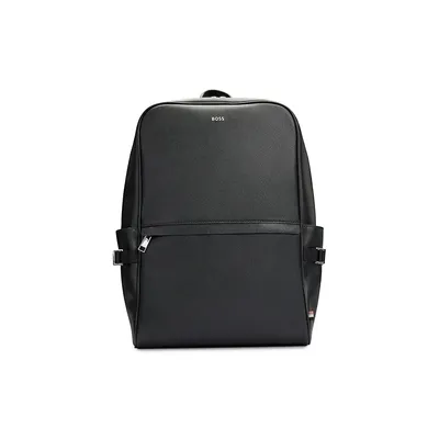 Zair Bonded Leather Backpack
