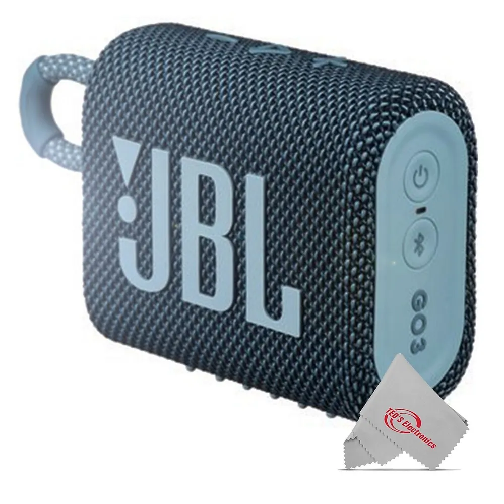 2x JBL Go 3 Portable Waterproof Wireless Dustproof Bluetooth Speaker  (Black), 2 - Kroger