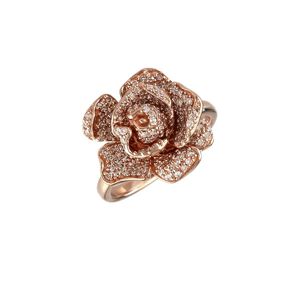 14K Rose Gold 0.65ct Diamond Ring