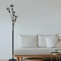 Transitional 5 Light Led Compatible Decorative Floor Lamp