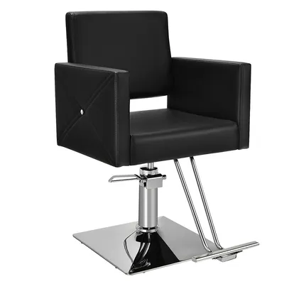 Salon Chair For Hair Stylist Adjustable Swivel Hydraulic Barber Styling Chair