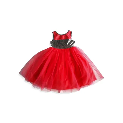 Little Girl's Ariel Tulle Flared Dress