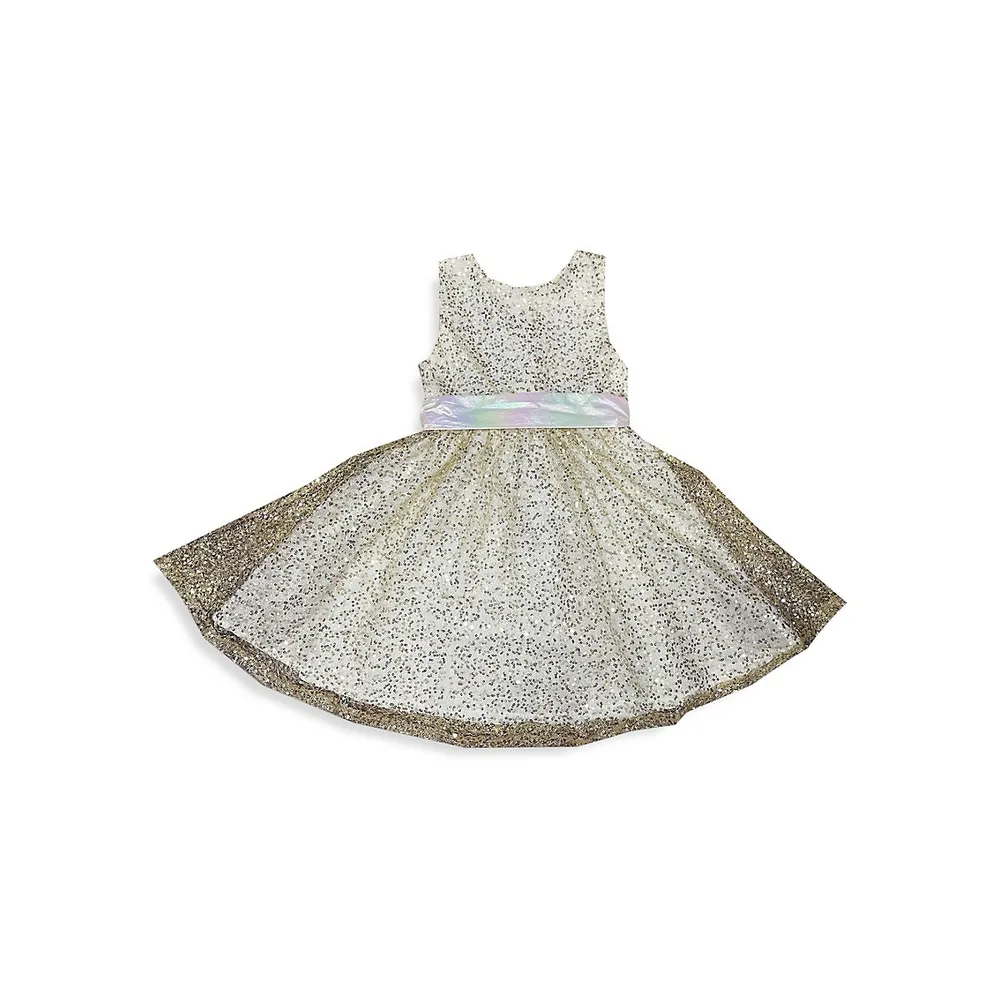 Little Girl's Sequin Princess Dress