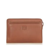 Pre-loved Leather Clutch Bag
