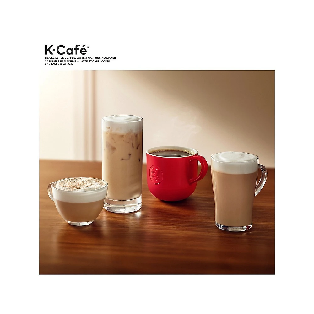 K-Café Brewer Coffee, Latte and Cappuccino Maker with Milk Frother 5000370440