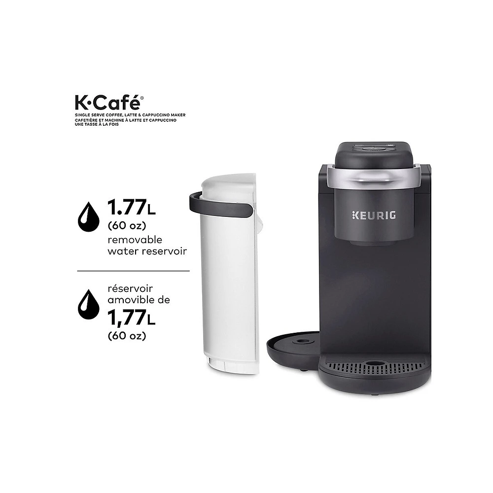 K-Café Brewer Coffee, Latte and Cappuccino Maker with Milk Frother 5000370440