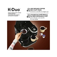 Cafetière une tasse à la fois et à carafe K-Duo