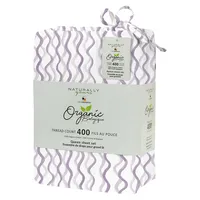400 Thread Count Organic Cotton Weavy Way 4-Piece Sheet Set