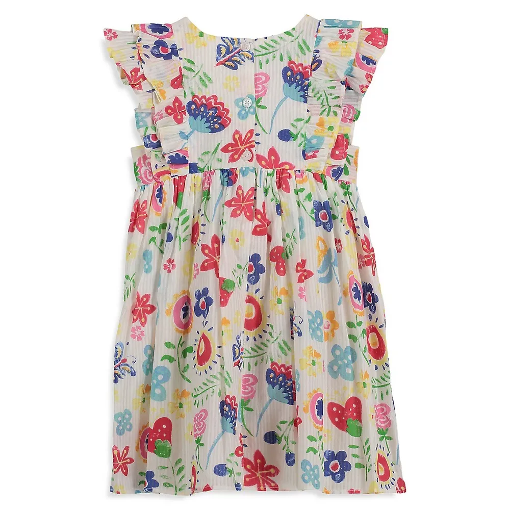 Little Girl's Floral-Print Dress