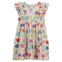 Little Girl's Floral-Print Dress