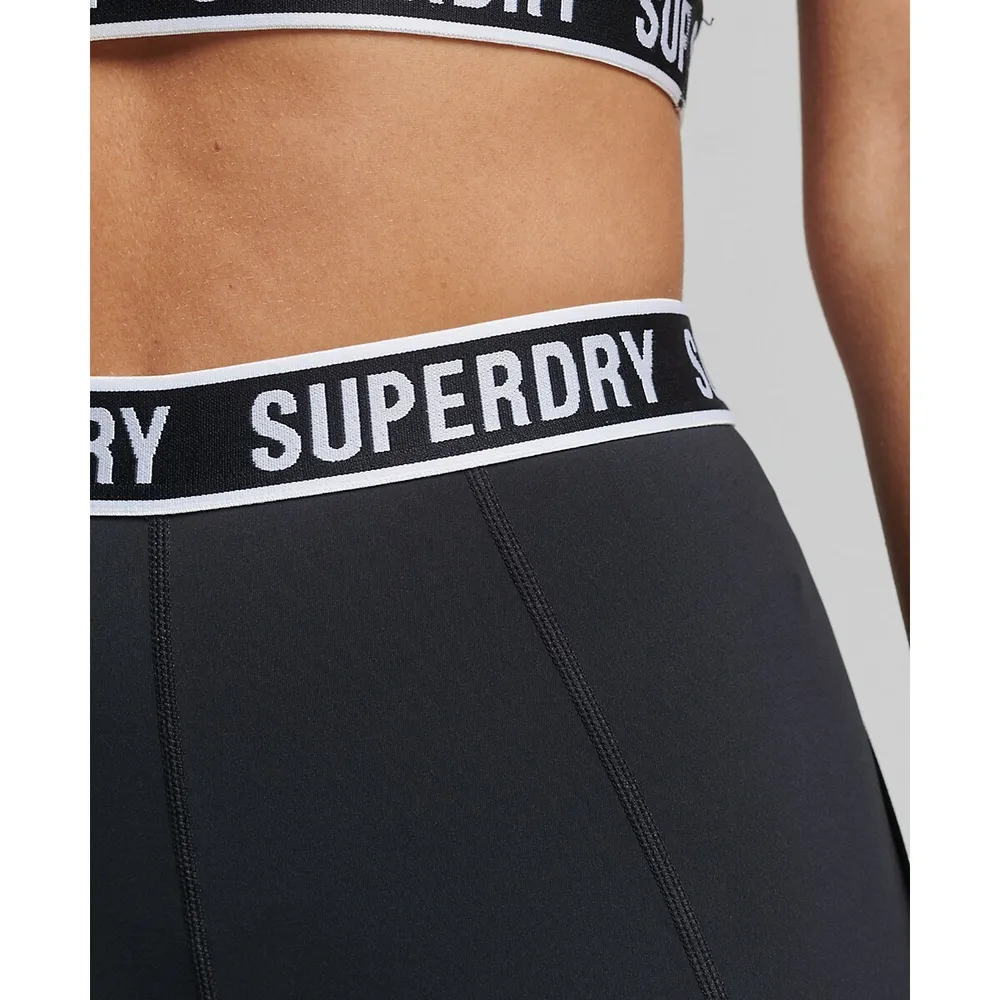 Train Branded Elastic Tight Leggings - Superdry