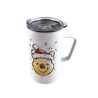 Winnie The Pooh Santa Hat Travel Mug