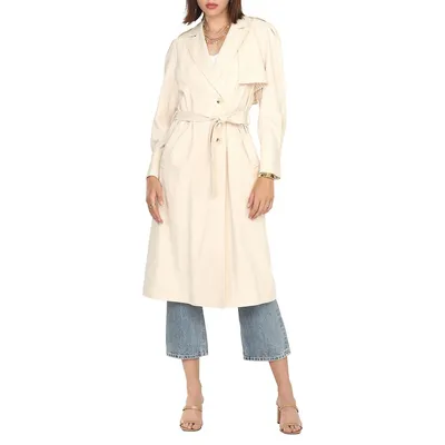 Edith Double-Breasted Trench Coat