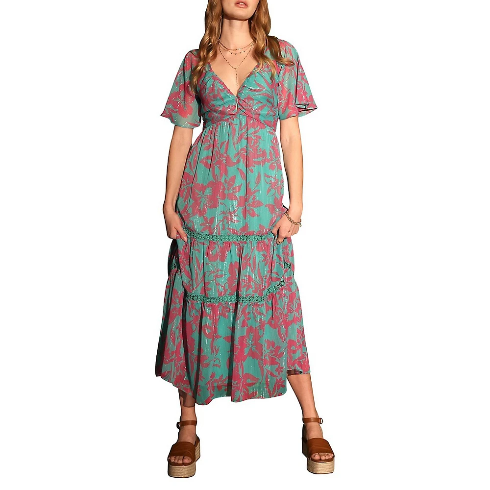 Katia Printed Tiered Maxi Dress