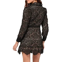 Robe blazer en dentelle Sophie