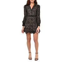 Robe blazer en dentelle Sophie